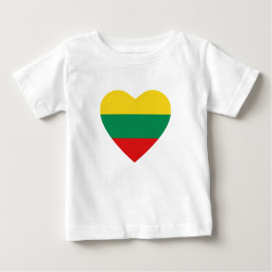 Lithuania Flag Heart T-Shirt