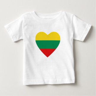 Lithuania Flag Heart T-Shirt
