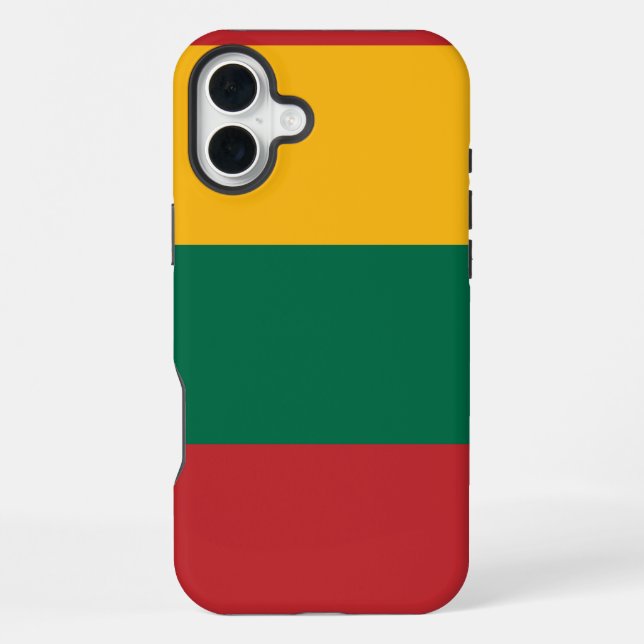 Lithuania Flag iPhone Case (Back)