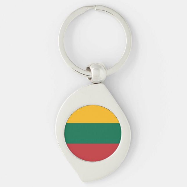 Lithuania Flag Keychain (Front)