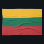 Lithuania flag kitchen towel<br><div class="desc">An ideal gift for all those who are patriotic of their country!</div>