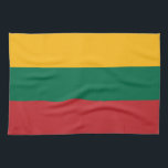 Lithuania flag kitchen towel<br><div class="desc">An ideal gift for all those who are patriotic of their country!</div>