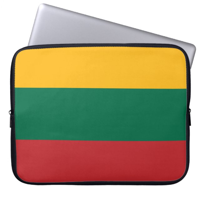 Lithuania Flag Laptop Sleeve (Front)
