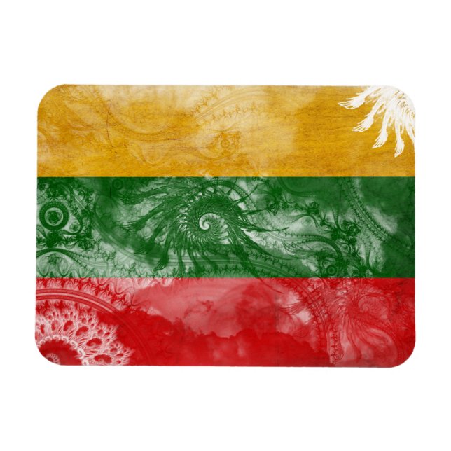 Lithuania Flag Magnet (Horizontal)