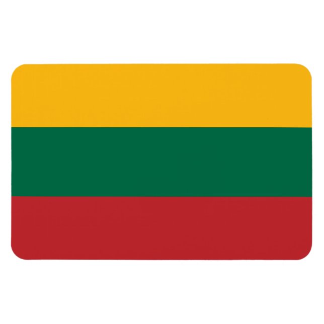 Lithuania Flag Magnet (Horizontal)