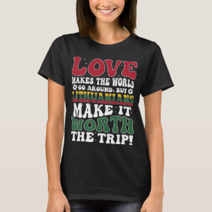 Lithuania Flag Men & Women Cute Til Lithuanians T-Shirt