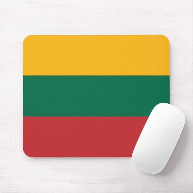 Lithuania flag mouse pad (With Mouse)