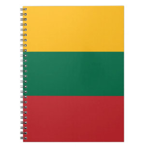 Lithuania flag notebook