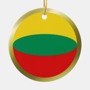 Lithuania Flag Ornament