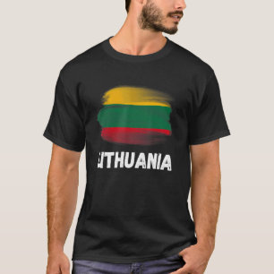 Lithuania Flag Pride Retro Lithuanian Flag Family  T-Shirt