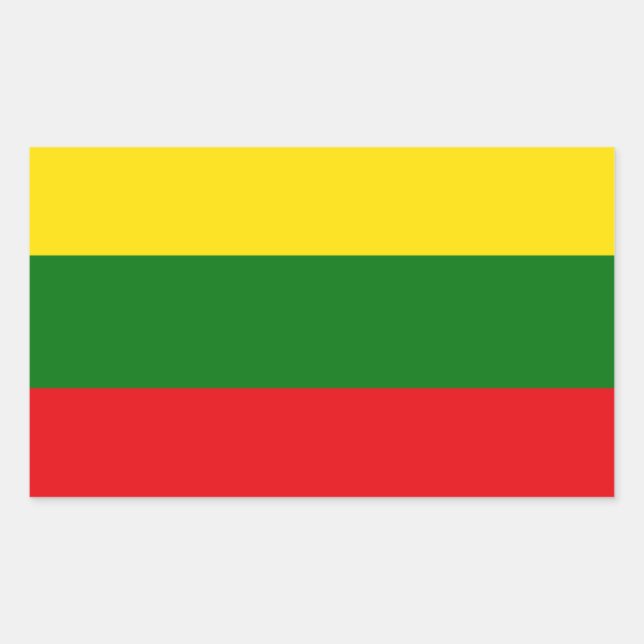 Lithuania flag sticker (Front)