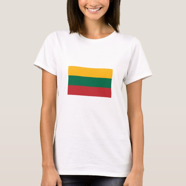 Lithuania Flag T-Shirt (Front)