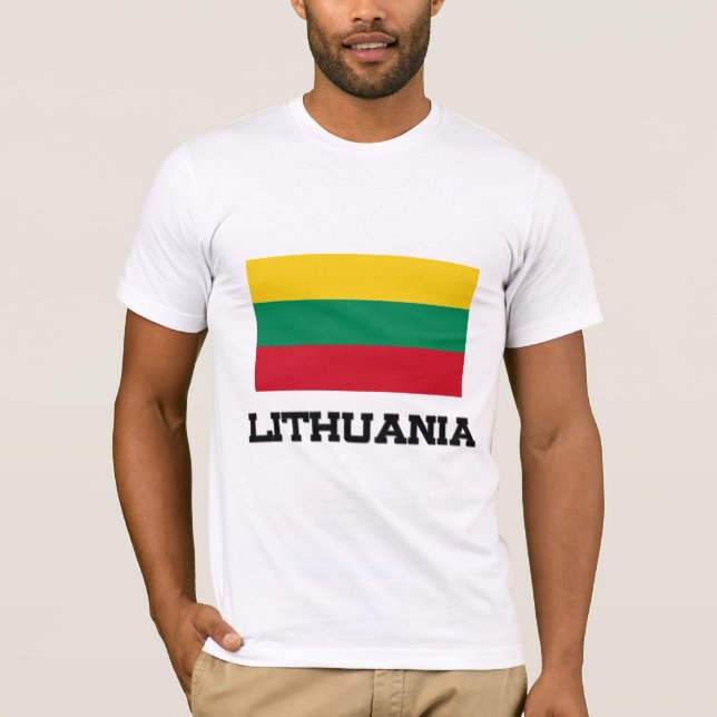 Lithuania Flag T-Shirt (Front)