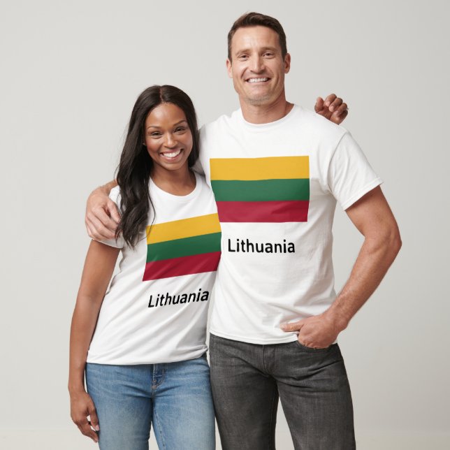 Lithuania Flag T-Shirt (Unisex)