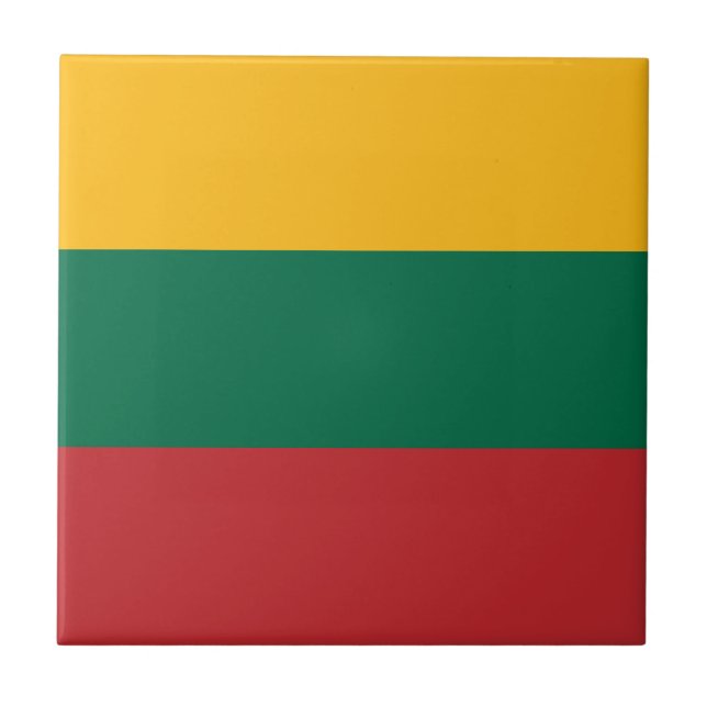 Lithuania Flag Tile (Front)