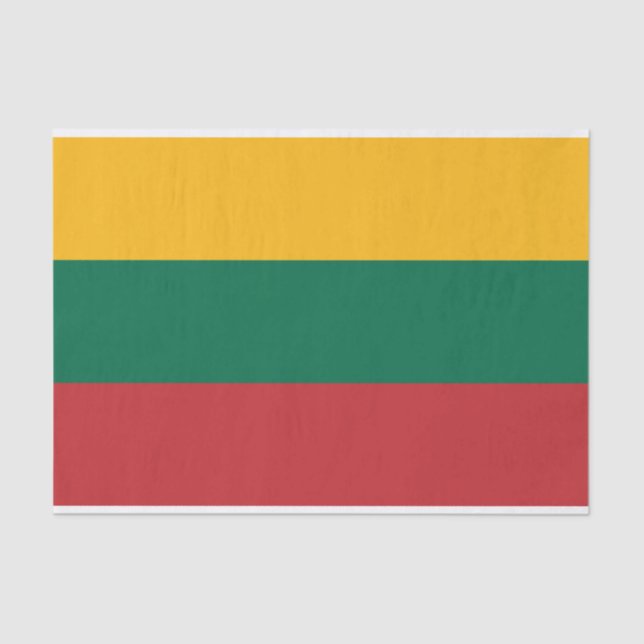 Lithuania Flag Tissue Paper (Front)
