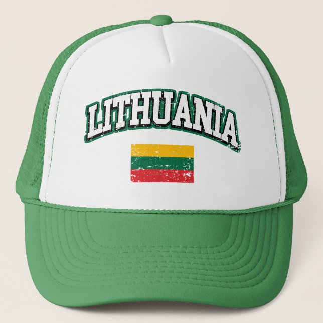 Lithuania Flag Trucker Hat (Front)