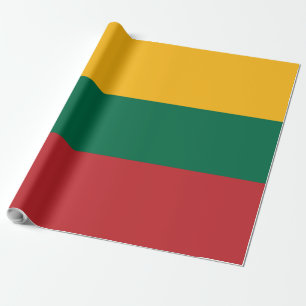 Lithuania flag wrapping paper