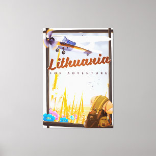lithuania - For an adventure travel poster Canvas Print