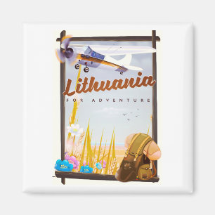 lithuania - For an adventure travel poster Magnet