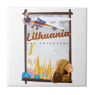 lithuania - For an adventure travel poster Tile