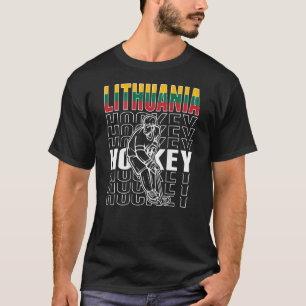 Lithuania Ice Hockey Fans  Lithuanian Hockey Team  T-Shirt
