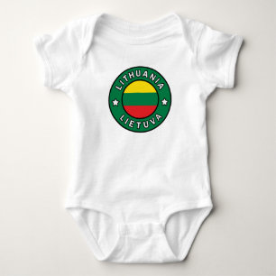 Lithuania Lietuva Baby Bodysuit