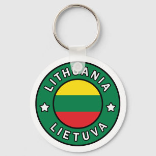 Lithuania Lietuva Keychain
