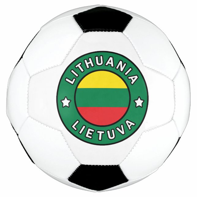 Lithuania Lietuva Soccer Ball (Front)