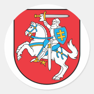 Lithuania, Lithuania Classic Round Sticker