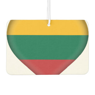 Lithuania (Lithuanian) Flag Air Freshener