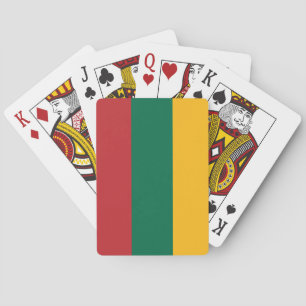 Lithuania (Lithuanian) Flag Playing Cards
