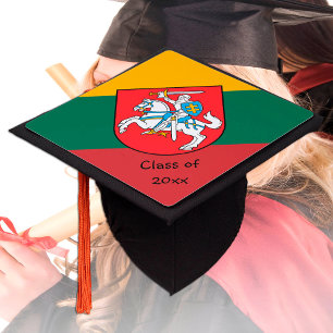 Lithuania & Lithuanian Flag - Students /University Graduation Cap Topper