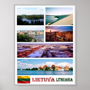 Lithuania - Mosaic - Poster