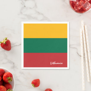 Lithuania Napkins, Lithuanian party /sport fans Napkin