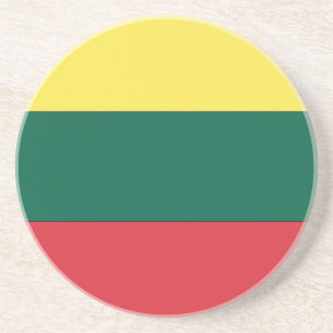 Lithuania National Flag Coaster