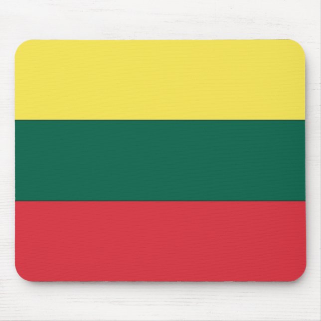 Lithuania National Flag Mouse Pad (Front)