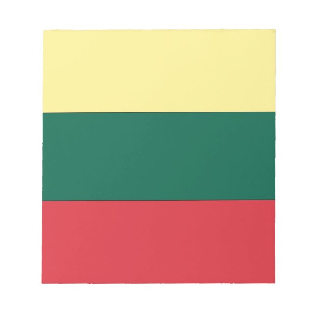 Lithuania National Flag Notepad (Front)