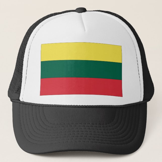 Lithuania National Flag Trucker Hat (Front)