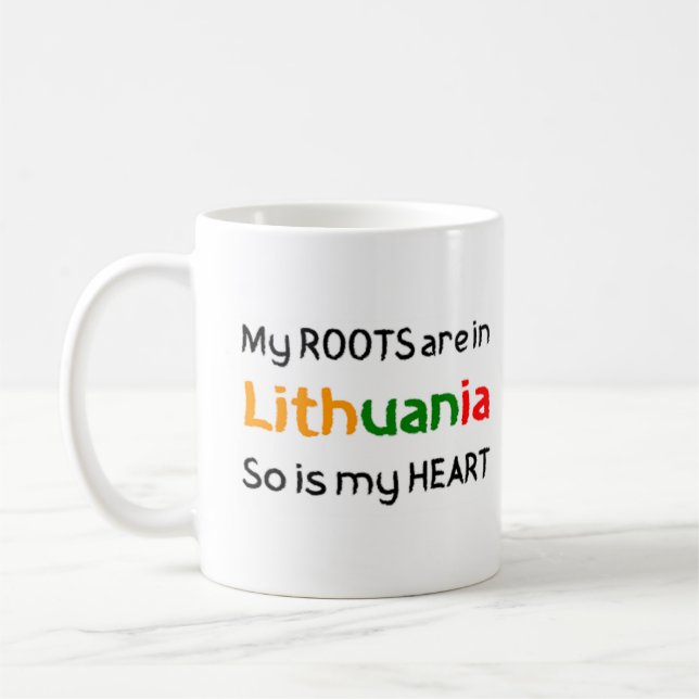 lithuania roots coffee mug (Left)