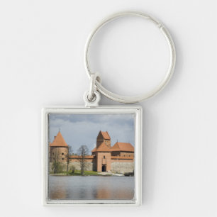 Lithuania, Trakai. Island Castle 2 Keychain