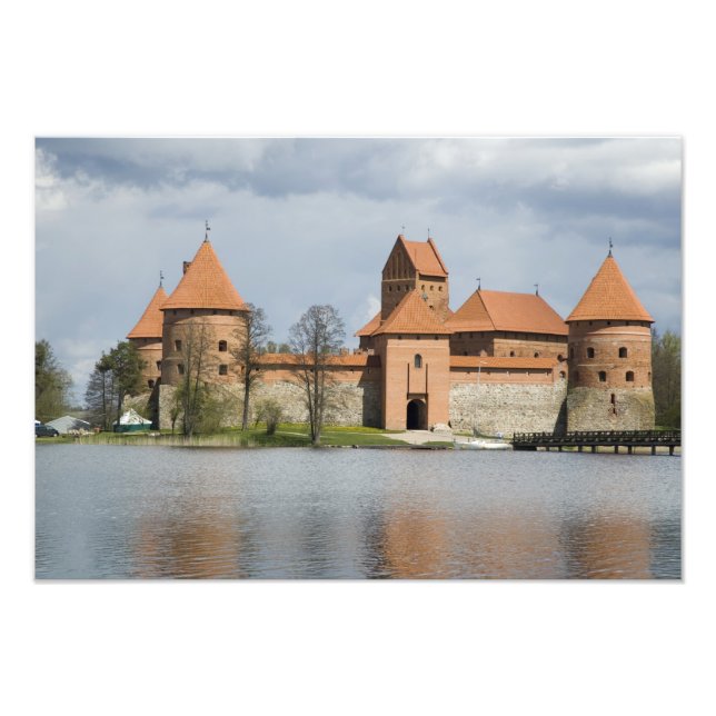 Lithuania, Trakai. Island Castle 2 Photo Print (Front)