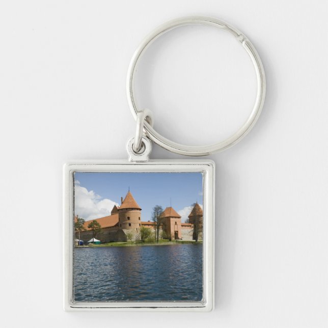 Lithuania, Trakai. Island Castle 3 Keychain (Front)