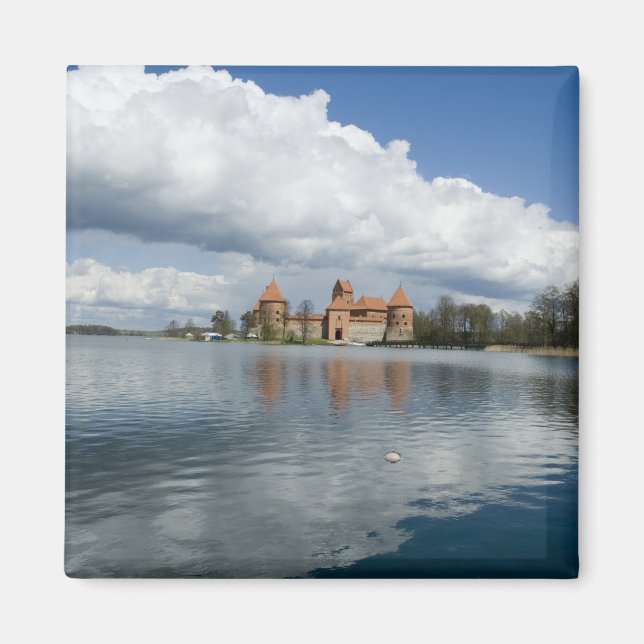 Lithuania, Trakai. Island Castle Magnet (Front)