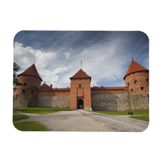 Lithuania, Trakai, Trakai Historical National 4 Magnet (Horizontal)