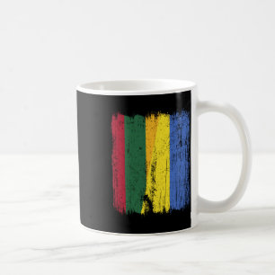 Lithuania Ukraine Half Flag Lithuanian Ukrainian H Coffee Mug