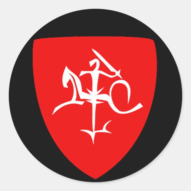 Lithuania Vytis Naujoji Lietuva Classic Round Sticker (Front)