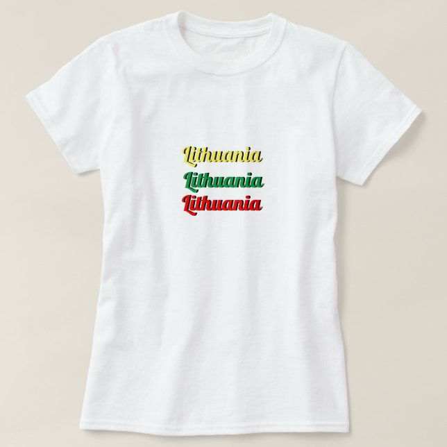 Lithuania women T-Shirt (Design Front)