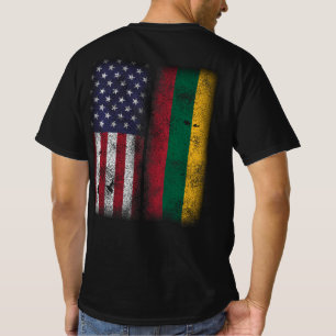 Lithuanian American Flag Lithuania Lietuva T-Shirt