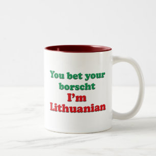 Lithuanian Borscht Two-Tone Coffee Mug